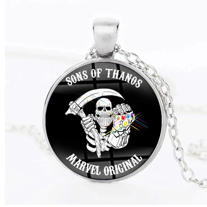 

Sanos Banos Thanos Avengers Alliance Explosion Marvel Movie Time Peripheral Necklace Pendant