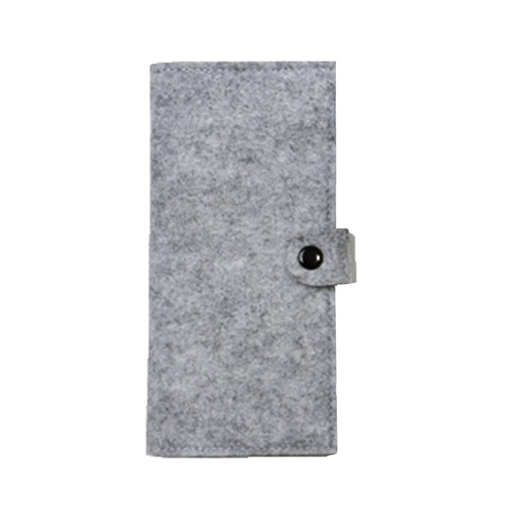 

Card Holder Change Bag Coin Purse Large Capacity Mini Wallet Gift Women Men Organizer Felt Handbag Casual Thin Multifunction