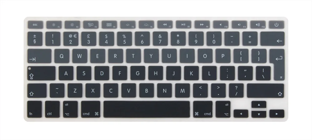 Чехол для клавиатуры английский Mid 2009 2015 MacBook Pro 13 15 дюймов Retina/CD ROM A1502 A1425 A1278 A1398