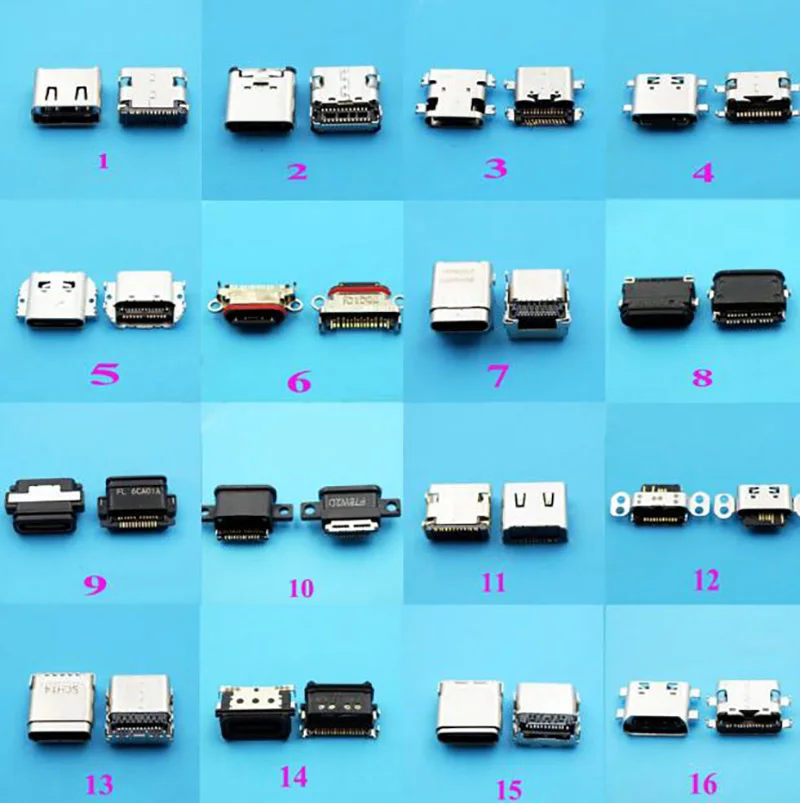 54 модели 162 шт. розетки Micro USB 3 1 Type C разъемы для планшетов usb порт зарядки