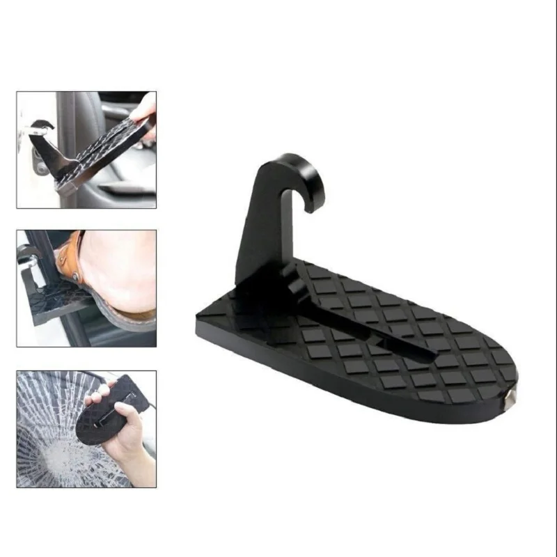 

car doorstep vehicle folding ladder foot pegs easy aeedssto car rooftop with safety hammer for car jeep suv ford bmw peugeot