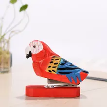 Coloffice ручной работы деревянный лес Винтаж животное стандартный степлер Красный попугай Сова Белый лебедь Альпака степлер школьные офисные канцелярские принадлежности