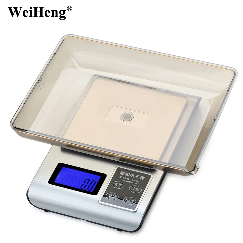 500g 0.01g Digital Kitchen Scale LCD Electronic Cooking Food Measuring