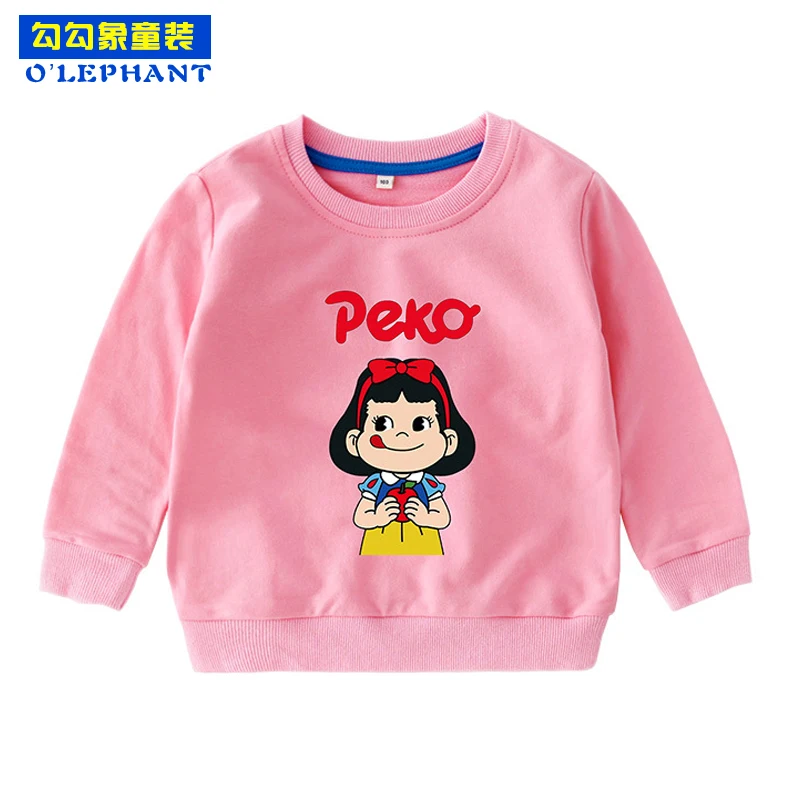 

Cute Snow White Print T-shirts for girls Spring Fall Long sleeve girl tops Cotton Soft 6 7 8 Years Baby kids children's clothing