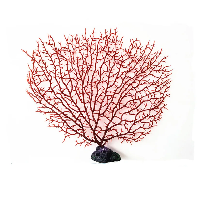 Artificial Coral Aquarium Rockery Hiding Cave Tree Fish Tank Ornament Decoration Creative Resin Underwater Landscape noMC7 (4)