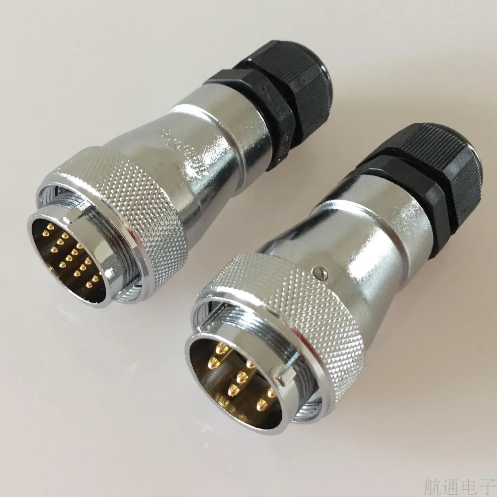 

1pairs Aviation plug HF28-14p -16p -17p -20p -24p -26p waterproof connector