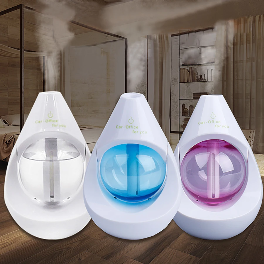 

Mini Car Air Humidfier Portable Humidificador LED Aroma Essential Oil Diffuser Aromatherapy Ultrasonic for Car Mist Maker Fogger