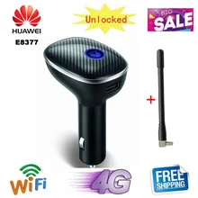Разблокированный 4 г роутер для автомобиля huawei CarFi E8377 404HW LTE точка доступа 4 г LTE Cat5 12 в автомобильный Wifi маршрутизатор ФЗД all band pk e8278 e8372
