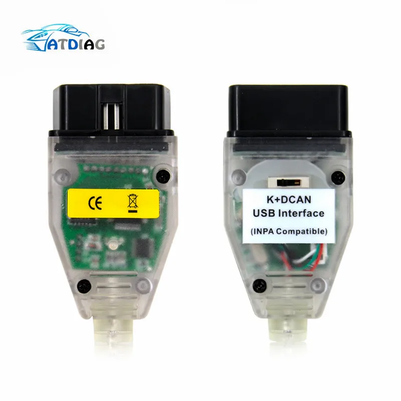 Интерфейсный USB кабель для BMW INPA K + CAN с чипом FT232RL и переключателем