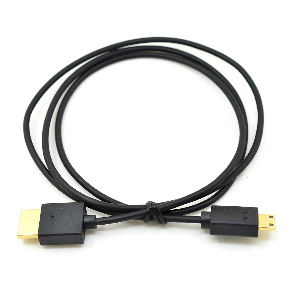 1 м OD 3 0 мм супер мягкий тонкий мини HDMI-совместимый Мужской кабель для Moto Мобильный