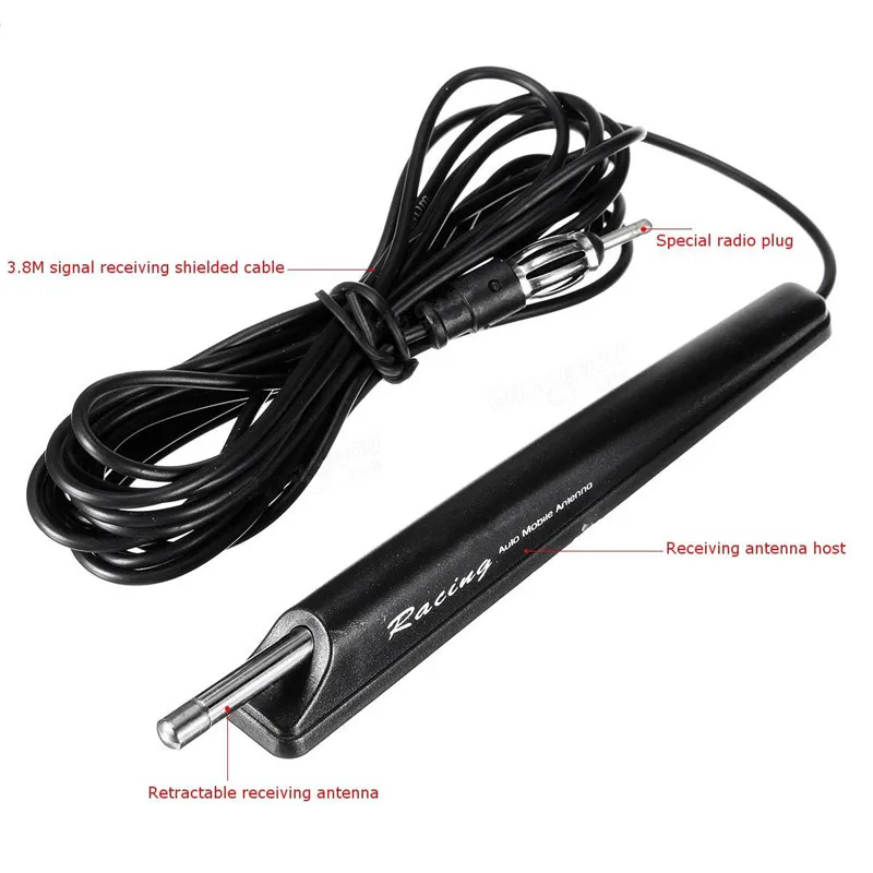 Универсальная Выдвижная антенна AM/FM для радиосигнала автомобиля расширенная Lada