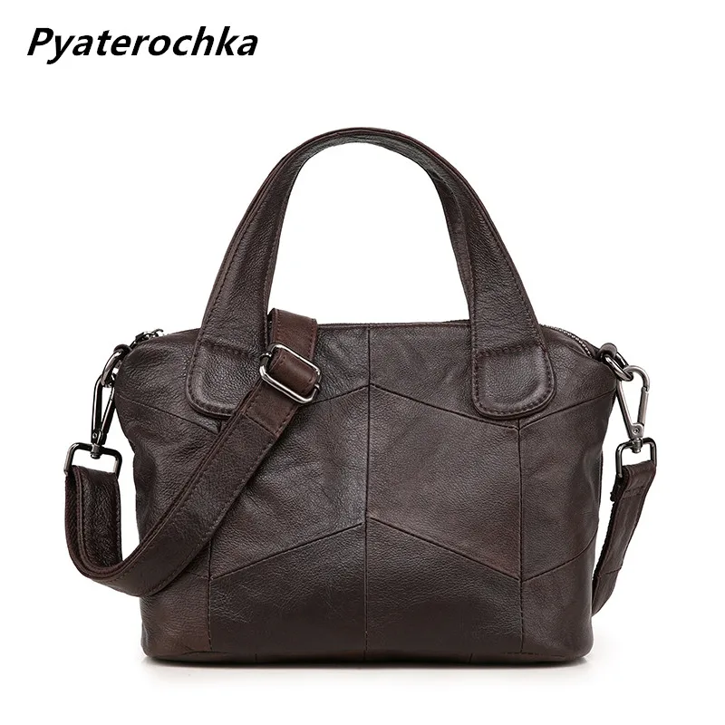 

Pyaterochka Ladies Handbag Genuine Leather Tote Plaid Shoulder Bag Small High Quality Fashion Casual Luxury Flap Bao Bao Bags