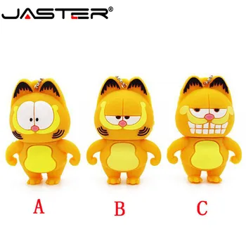 

JASTER The new cute Garfield USB flash drive USB 2.0 Pen Drive minions Memory stick pendrive 4GB 8GB 16GB 32GB 64GB gift