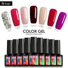 BUKAKI 8 мл французский чистый цвет лак для ногтей Гель-лак для ногтей Советы УФ Гель-лак для ногтей гибридные Лаки Сушилка для ногтей маникюр машина гель