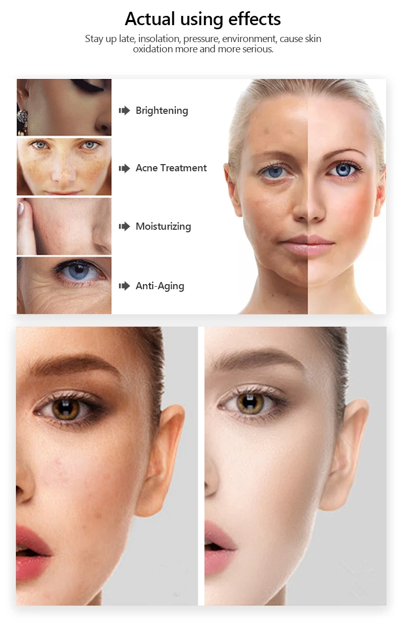 Dr Sugarm Hyaluronic Acid Face Serum Anti Aging Shrink Pore Whitening Moisturizing Essence Face Cream Dry 5