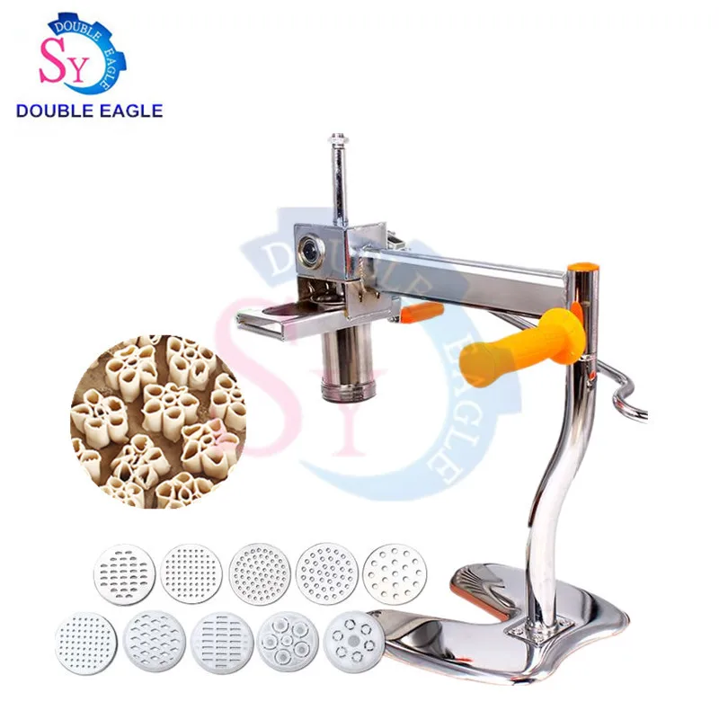 Household Small Size Hand Pressure Ramen Noodles Making Machine/Manual Stainless Steel Macaroni Forming Tool
