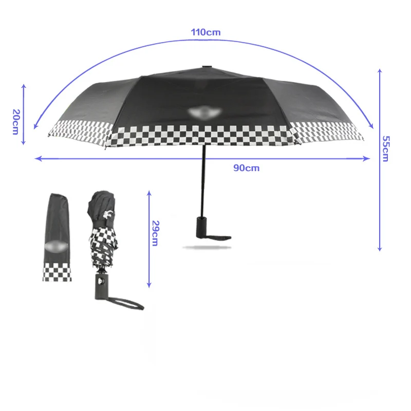 Ветрозащитный складной автоматический зонт от дождя для женщин, роскошные большие ветрозащитные зонты от дождя для мини мужчин с черным покрытием