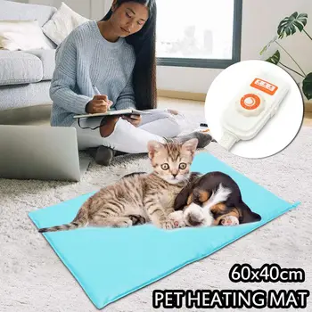 

30W 10 Level Electric Heater Pad Adjust Pet Heating Mat Waterproof Warming Winter Pad Dog Cat Bed 60x40cm