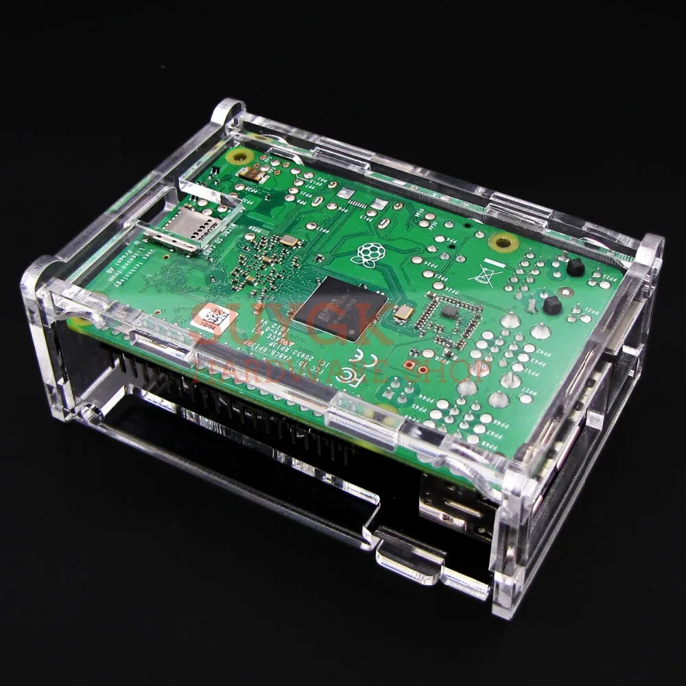 Прозрачный акриловый чехол для Raspberry PI 2 PI3 Model B 3B с чехлом корпуса накладка