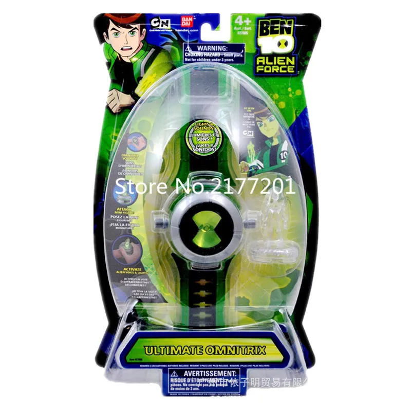 MONTRE BEN TEN BEN 10 Ultimate Omnitrix FX light sound Alien Force
