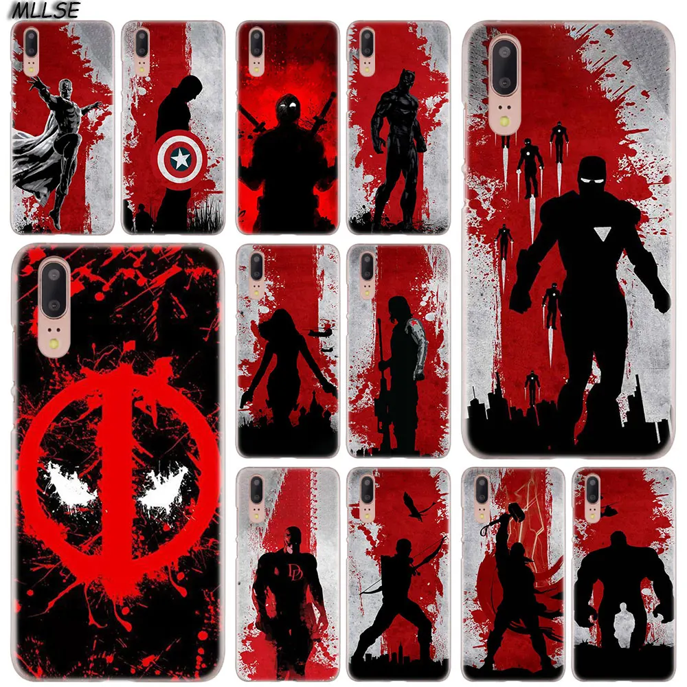 

Marvel's The Avengers Fashion Hard Case Cover for Huawei P30 P20 P10 P9 P8 Lite 2017 P30 P20 Pro Mini P Smart 2019 Cover Hot