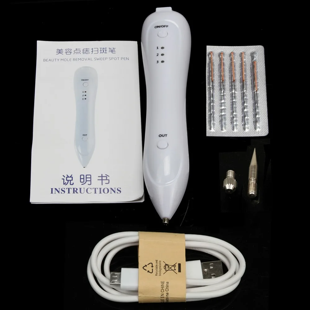 

1 pc Freckle Removal Machine Skin Mole Removal Dark Spot Remover for Face Wart Tag Tattoo Pen Salon Home Beauty Care