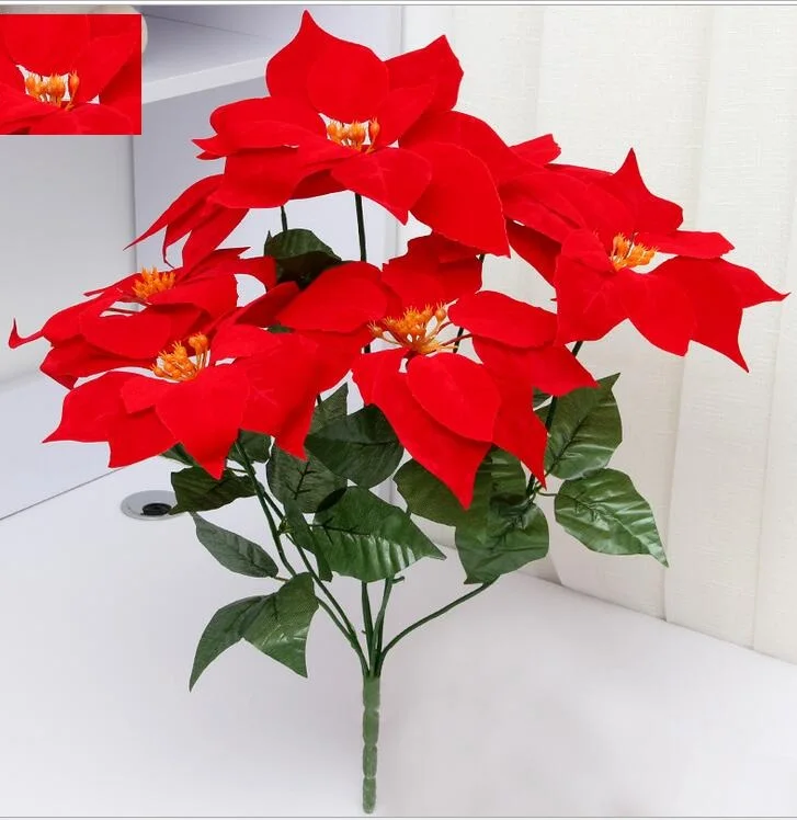 Achetez en Gros artificielle poinsettia en Ligne à des Grossistes