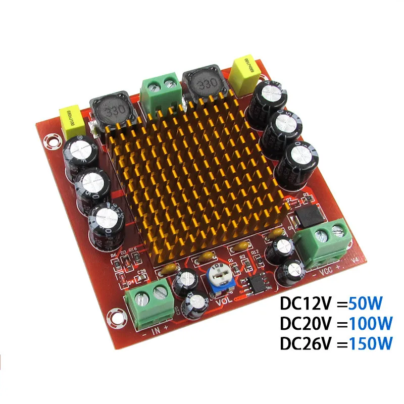 Цифровой усилитель мощности 12 в пост. Тока 24 В 150 Вт TPA3116DA TPA3116 D2|digital dc power|power dcboard amp
