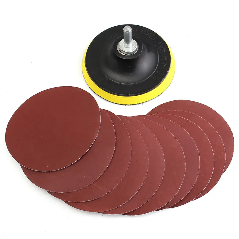 10Pcs/set 100mm Sanding Disc sandpaper 1000 Grit For Cleaning And