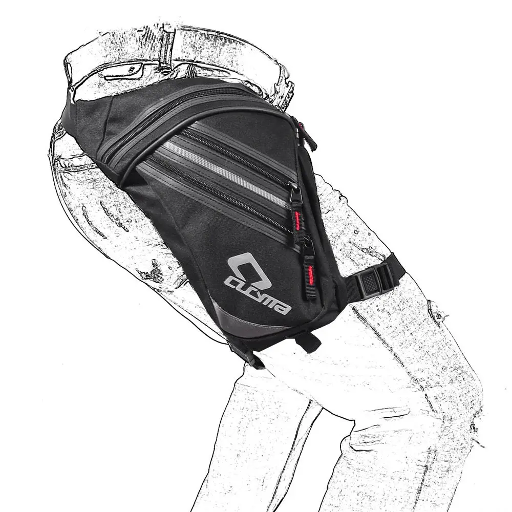 

Motorcycle Waist Leg Bag Cell Phone Bag Moto Motorbike Bags Outdoor Sports Drop Bags Waterproof Adjustable Belt Storage Luggage