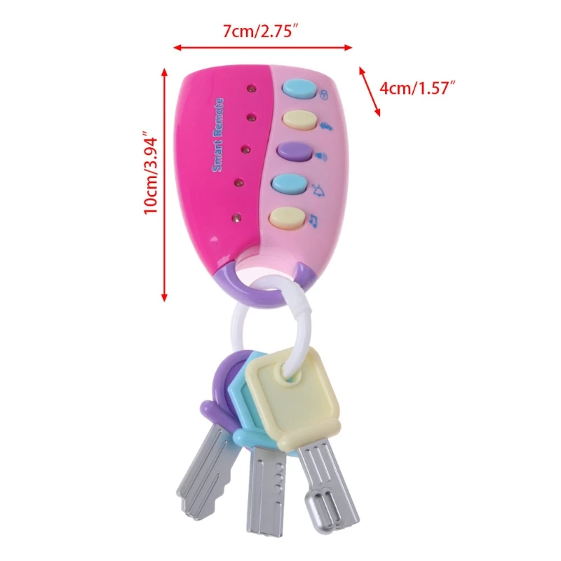 Детские игрушки музыкальная машинка игрушка-ключ Smart Remote автомобилей голоса Притворись Играть Образование игрушка
