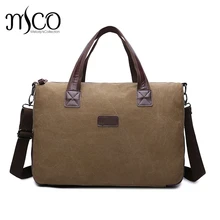 MCO холщовые кожаные мужские дорожные сумки для переноски багажа, сумки для мужчин, сумки для путешествий, большая сумка для путешествий на выходные