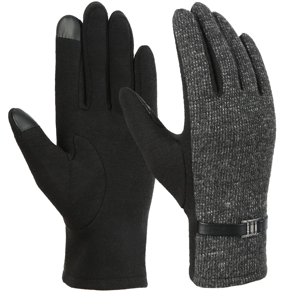 Vbiger Warm Winter Gloves Flexible Touch Screen Gloves Cold Weather