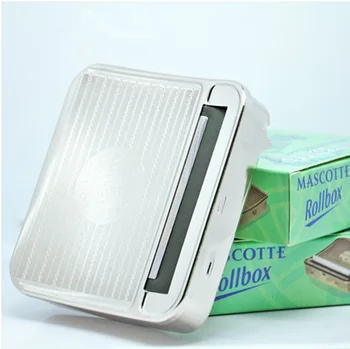 

10pcs/lot 2015 New Product Automatic Rolling Machine Smoking Tobacco Case Tin Cigarette Roller Maker Box