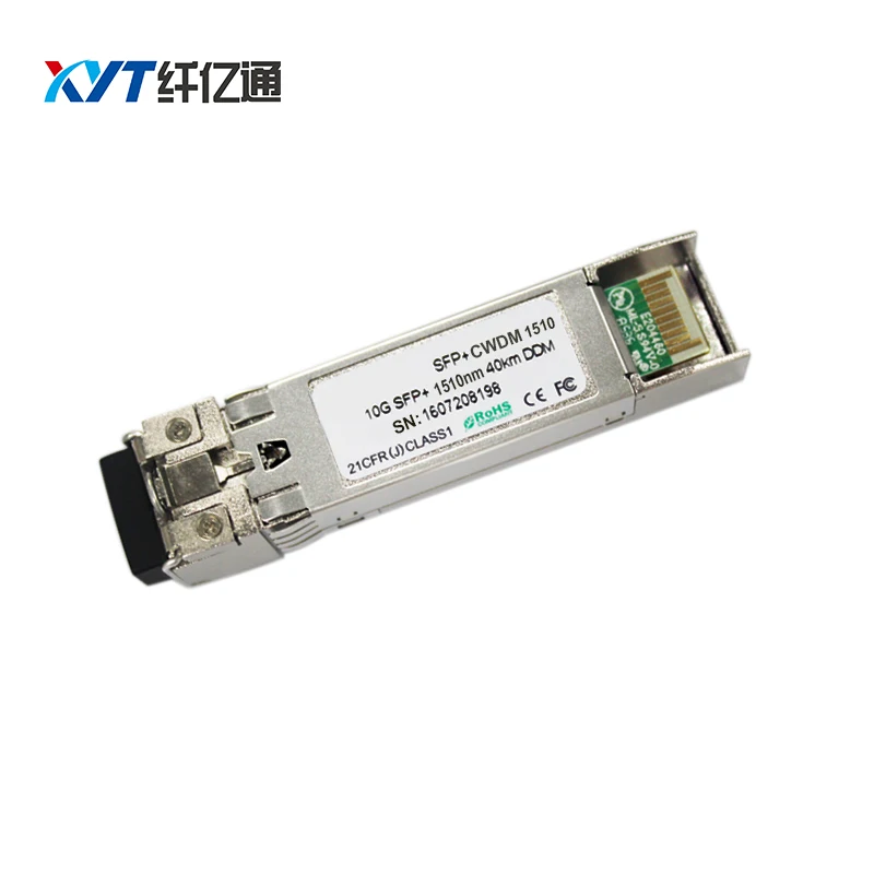 6 шт./лот 1270-1610nm волоконно-оптический модуль SFP + CWDM-XX-40 CWDM трансивер SFP + 40 км