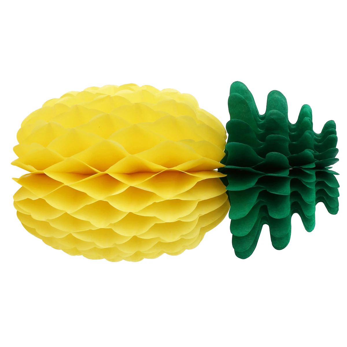 1pcs 20cm Hawaiian Pineapple Honeycomb Garland DIY Yellow Paper Pineapple for Summer Fiesta Party Child Birthday Home Decoration
