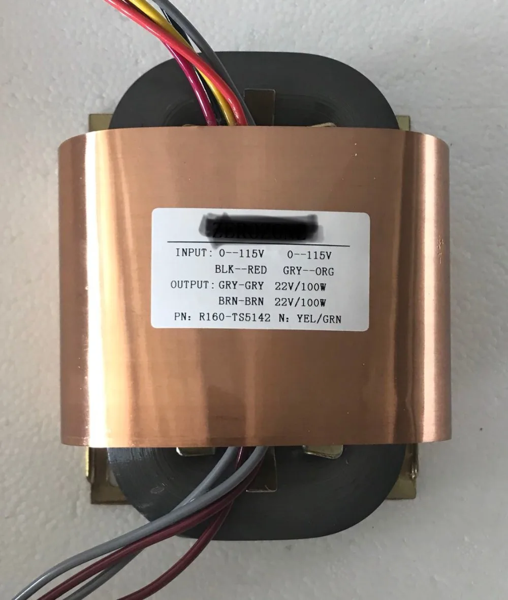 

22V 4.5A 22V 4.5A R Core Transformer 200VA R160 custom transformer 115V/115V input copper shield Power supply amplifier