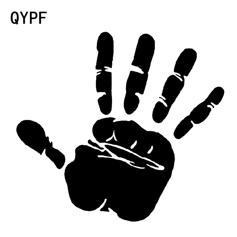 QYPF 14 4*13 1 см самая крутая игра ладонь пальцевая наклейка на автомобиль