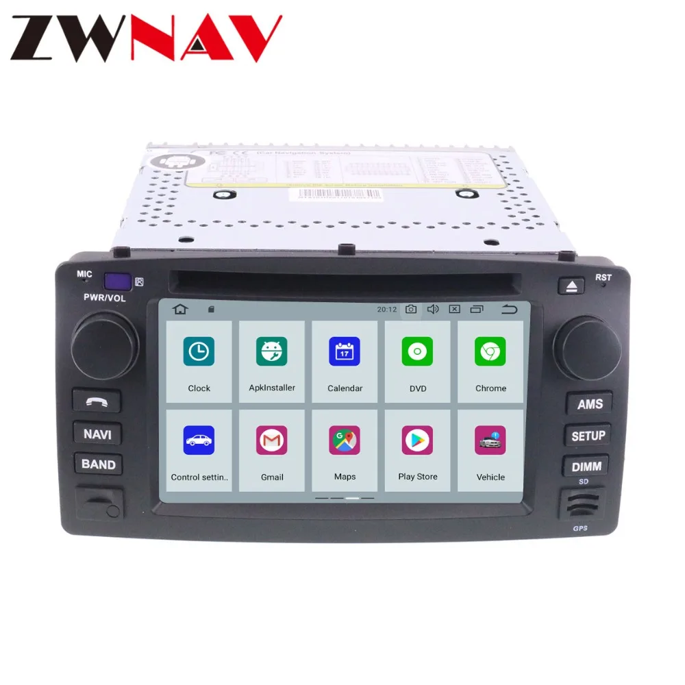 Perfect ZWNAV Android 9.0 4+32GB Car DVD Player for Toyota Corolla 2001- 2006 Radio Ibiza GPS Navigation Mirroring link head unit px5 1