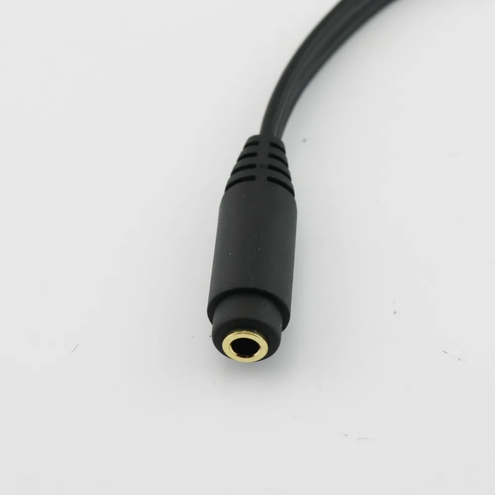 10x Gold Plated 3 5mm TRS Stereo Female 3 Pole Jack to 3x 1 8 3 Pole Male Plug Audio Headphone Adapter Splitter Cable 30cm 1ft