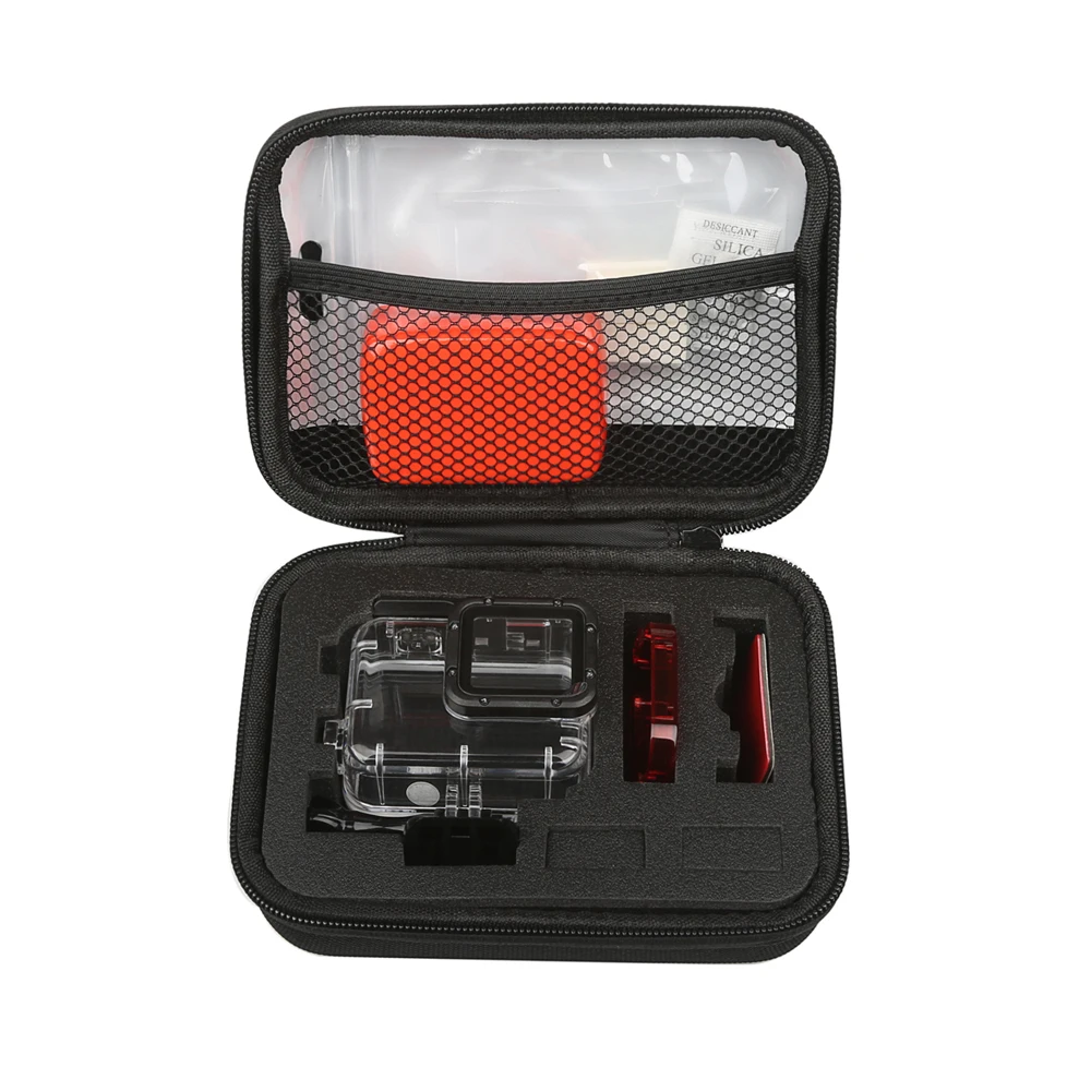 SHOOT 45m Waterproof Case for Gopro Hero 5 6 Black Edition Camera with base Mount Protective HERO 5 6 Case Go Pro Accessories