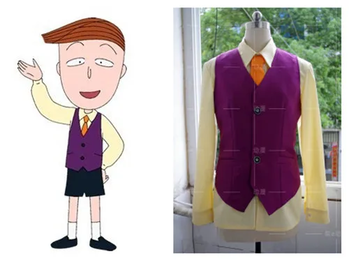 

Chibi Maruko-chan Hanawa Kazuhiko Cosplay Costume Anime Custom Made Uniform