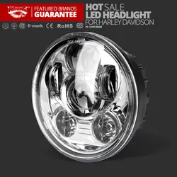 6 объектив 5-3/4 "5.75" LED проецирования daymaker фара для Harley Davidson sporster XL 1200 883 железо dyna Glide жир Боб stree Боб