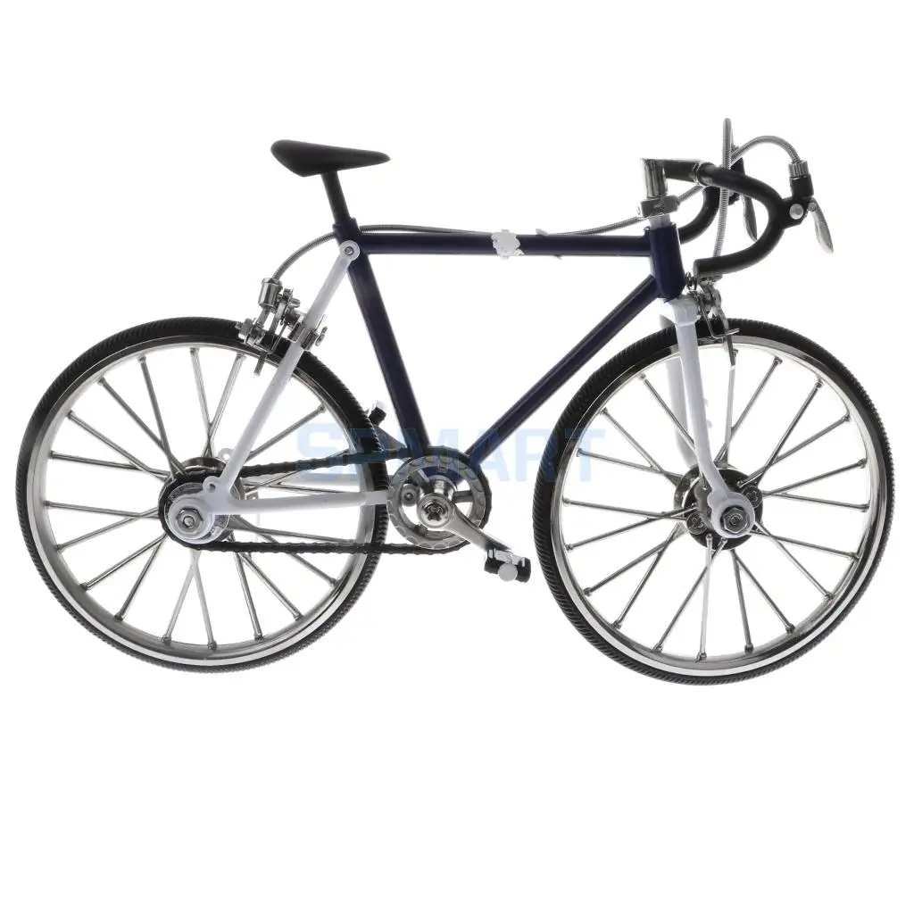 1:10 Scale Alloy Diecast Racing Bike Model Replica Bicycle Cycling Toy Desk Craft Collection Blue