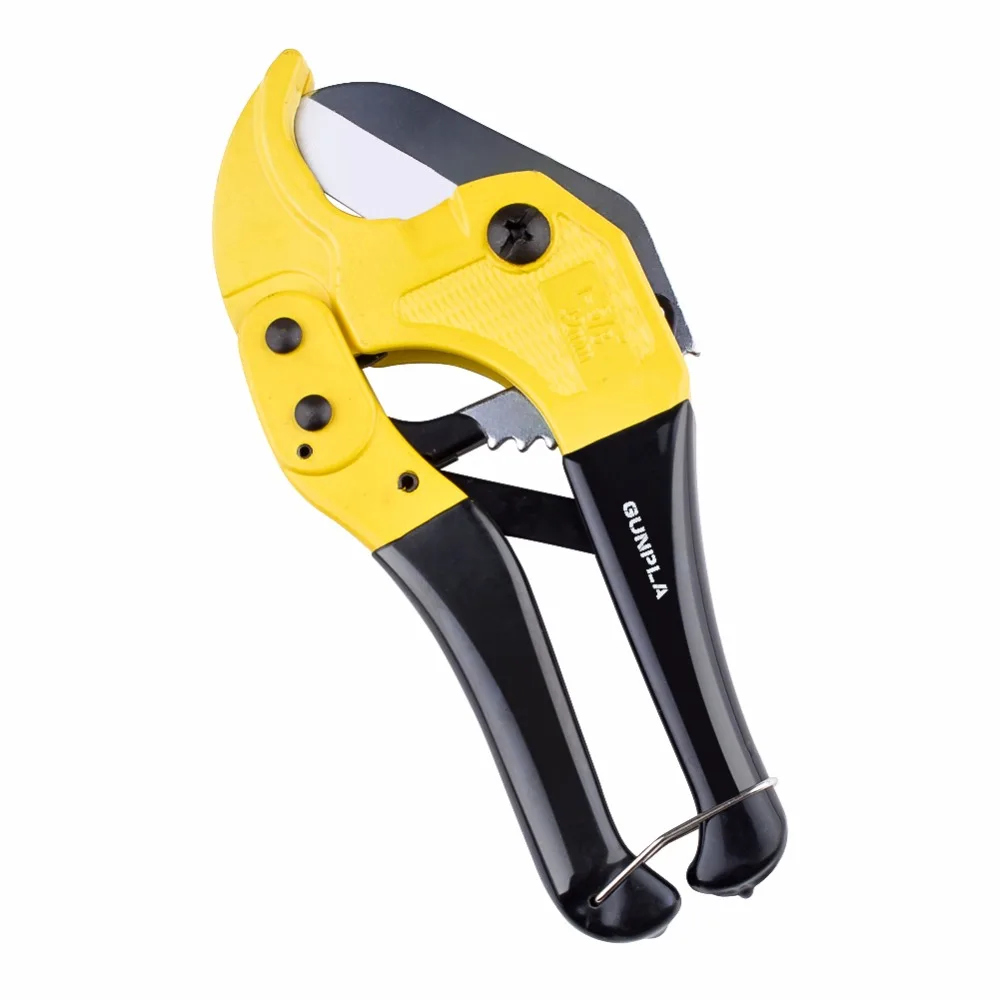 

42MM PVC Pipe Cutters Aluminum Alloy Tube Cutting PPR PVC Tube Cutter Scissors with 65MN Steel Blade Up for Cutting PVC Pipe