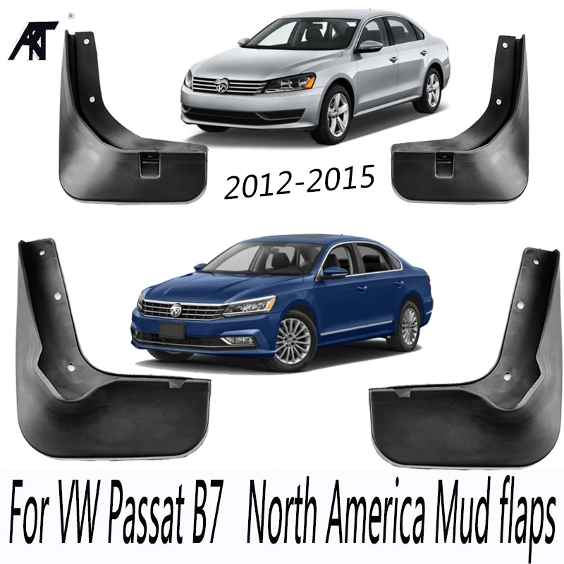 

Mudflaps For North America VW Passat B7 2012-2015 Front Rear Molded Car Mud Flaps Splash Guards Mud Flap Mudguards Fender