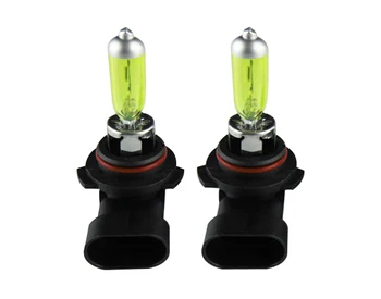 

2 x 3000K Yellow 9006 HB4 12V 100W Xenon Halogen Bulbs High low HOD Beam Lamp