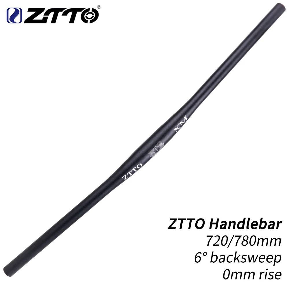 

ZTTO mountain bike handlebar horizontal bicycle handlebar aluminum alloy straight handle horizontal handle 31.8*720mm/780MM