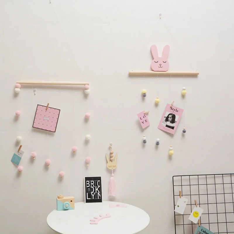 

Wall Hanging Picture Photo Frames With Wooden Clips Wire Artworks Prints Cards Holder Organizer Collage Multi Picture Photo