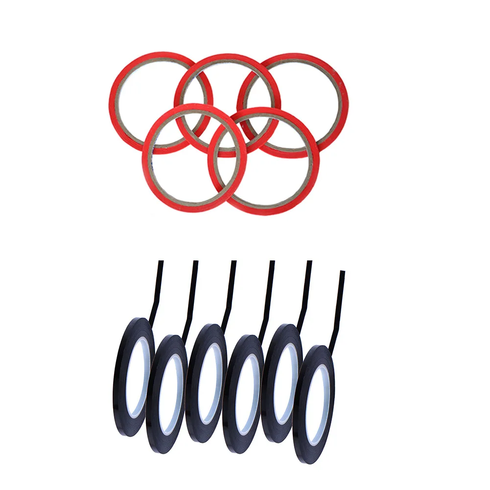 3 мм черные и красные полосы ленты линии Стикеры Советы Инструменты школьные офисные канцелярские принадлежности